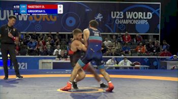 77 kg Quarterfinal - Dmytro Vasetskyi, Ukr vs Samvel Grigoryan, Arm