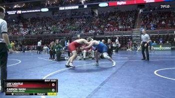 3A-215 lbs Cons. Round 2 - Jay Lightle, North Scott vs Carson Nash, Clear Creek-Amana