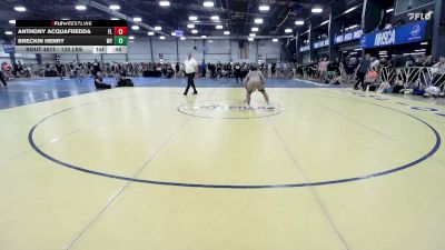126 lbs Consi Of 32 #2 - Anthony Acquafredda, FL vs Breckin Henry, WY