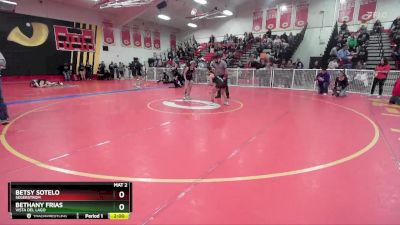 110 lbs Champ. Round 1 - Bethany Frias, Vista Del Lago vs Betsy Sotelo, Segerstrom