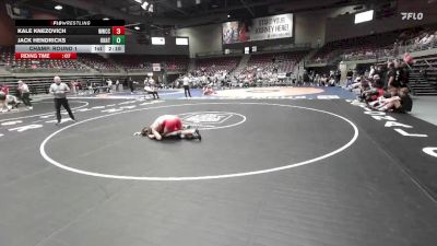 184 lbs Champ. Round 1 - Jack Hendricks, Unattached vs Kale Knezovich, Western Wyoming Community College