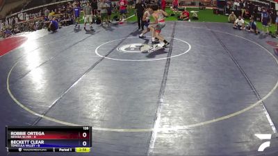 126 lbs Placement (16 Team) - ROBBIE ORTEGA, Nevada SILVER vs Beckett Clear, Temecula Valley