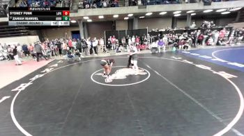 155 lbs Champ. Round 2 - Zaniah Manuel, Unattached vs Sydney Funk, Unattached