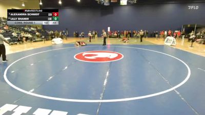 145 lbs Cons. Round 1 - Lilly Shaner, Liberty (Bealeton) vs Alexandra Schmidt, Stafford Senior High