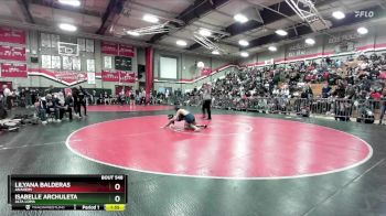 125 lbs Champ. Round 3 - LILYANA BALDERAS, Anaheim vs Isabelle Archuleta, Alta Loma