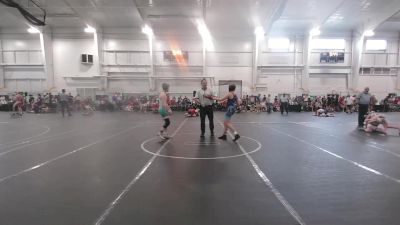 110 lbs Round 2 (8 Team) - Jacob Ralston, Ohio Gold Black vs Corbin Leiker, CrossRoads Wrestling