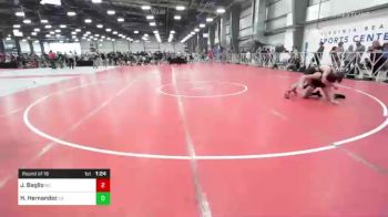 120 lbs Round Of 16 - Jackson Baglio, NC vs Haden Hernandez, CA