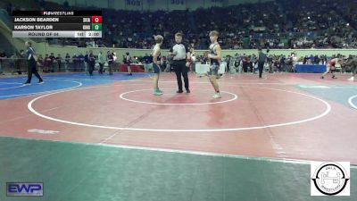 123 lbs Round Of 64 - Jackson Bearden, Skiatook Bulldog Wrestling vs Karson Taylor, Kingfisher YellowJackets