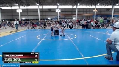 44-48 lbs Round 3 - Weston Craver, Legacy Wrestling Academy vs Krypten Mcalister, Hawk Wrestling Club