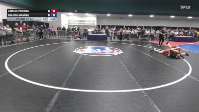 148 lbs Round Of 64 - Amelia Pranka, NC vs Belicia Manuel, MI