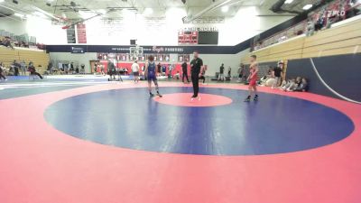 138 lbs Semifinal - Owen Dowell, KCTC vs Bodie Fichter, Team Central Wrestling Club