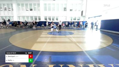 141 lbs Consi Of 16 #1 - Joey Sentipal, Unattached-Lock Haven vs Justin Holly, University At Buffalo