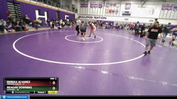 235 lbs Cons. Round 4 - Reagan Downing, Kamiakin vs Rebeka Alvarez, Prosser (Girls)