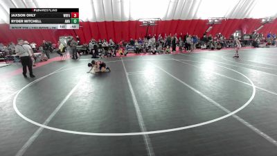 12U Boys - 78 lbs Cons. Round 4 - Jaxson Ohly, Wrestling Factory vs Ryder Mitchell, Askren Wrestling Academy