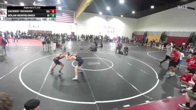 130-136 lbs Quarterfinal - Zackery Dickison, Thunder vs Nolan Montelongo, Norte Vista