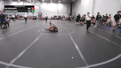 132 lbs Round 1 (6 Team) - Kai Schwartz, South Side WC Blue vs Arihant Boddu, Whitted Trained