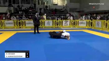 MARCUS BEDDOR vs SURAJ KUMAR BUDHRAM 2020 American National IBJJF Jiu-Jitsu Championship