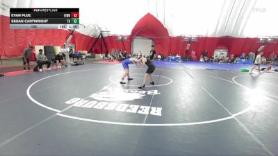 132 lbs Round 1 (8 Team) - Evan Plue, FZ Wrestling Club B vs Segan Cartwright, Team X