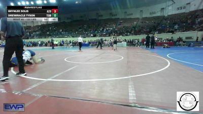 120 lbs Consi Of 16 #1 - Brynlee Solis, Altus JH vs Dre'miracle Tyson, Team Guthrie Wrestling