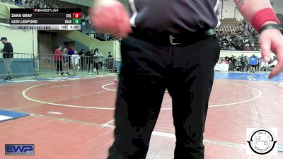 101 lbs Round Of 32 - Zara Gray, Stillwater Wrestling Jr. High Girls vs Lexi Ledford, Chandler JH