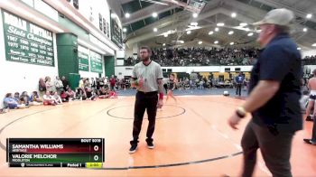 148 lbs Champ. Round 1 - Samantha Williams, Heritage vs Valorie Melchor, Middleton