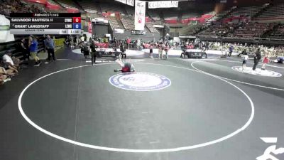 126 lbs Quarters - Salvador Bautista II, Coachella Valley Wrestling Club vs Grant Langstaff, Livermore Elite Wrestling Club