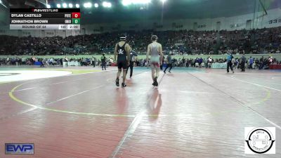 143 lbs Round Of 64 - Dylan Castillo, Poteau vs Johnathon Brown, Union JH