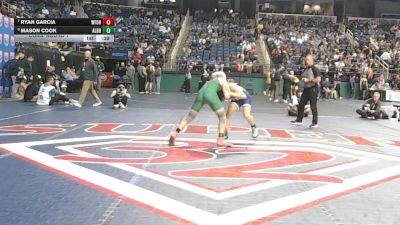 7A 157 lbs Cons. Round 1 - Mason Cook, A.L. Brown High School vs Ryan Garcia, Wake Forest