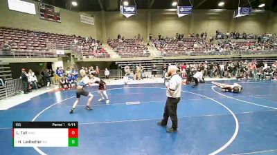 155 lbs 3rd Place Match - Heaton Ledbetter, Richfield vs Logan Tull, Wasatch Wrestling Club