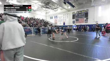 110 lbs Cons. Round 1 - Bella Luna Aguas, Foothill (Santa Ana) vs Bella Chavez, Alta Loma