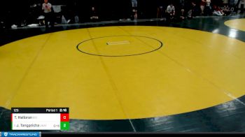 125 lbs Cons. Round 2 - Jacob Tangpricha, Unattached vs Tyler Halloran, Briar Cliff (Iowa)