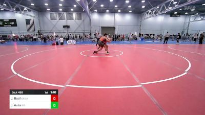 152A lbs Semifinal - Jackson Bush, Delaware Valley Regional High School vs Justin Avila, Big Game Wrestling Club