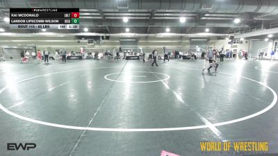95 lbs Quarterfinal - Kai McDonald, Sebolt Wrestling Academy vs Landon Lipscomb-Wilson, Neighborhood Wrestling Club