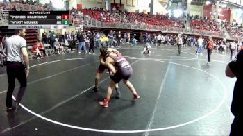 120 lbs Cons. Round 3 - Pierson Braithwait, CWO vs Wyatt Meunier, Amherst Wrestling Club
