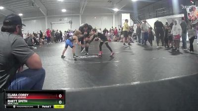 50 lbs Quarterfinal - Clara Corey, Carolina Reapers vs Rhett Smith, Devil Cats