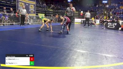 60 lbs Semifinal - Jacob Wenrich, Bald Eagle Area vs Brock Taylor, Beth Center