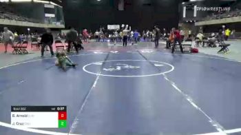 56 lbs Semifinal - Gavin Arnold, Clayton vs Jayden Cruz, Ocean View