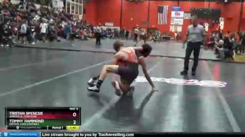 132 lbs Cons. Round 2 - Tommy Hammond, Crystal Lake (CENTRAL) vs Tristan Spencer, Aurora (A. CHRISTIAN)