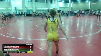 135 lbs Semis & Wb (16 Team) - Ava Weatherford, Illinois Cornstars Gold vs Lillian Hagemann, Nebraska Black Widows