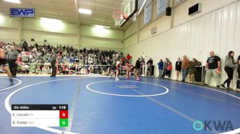 155-180 lbs Rr Rnd 1 - Elecktra Locust, Sallisaw Takedown Club vs Racie Foster, Tahlequah Wrestling Club