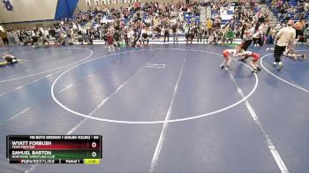 60 lbs Cons. Round 3 - Wyatt Forbush, Team Prestige vs Samuel Barton, Northside Wrestling Club