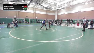 126 lbs Cons. Round 3 - David Galindo, Ontario vs Mason Bonner, Chino Hills