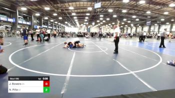 160 lbs Consi Of 8 #2 - J.T. Bowers, GA vs Nicholas Piña, AZ