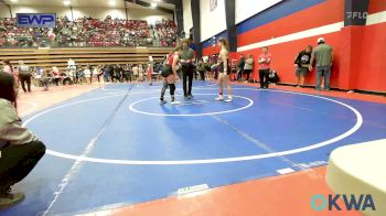 126 lbs Final - Paizley Romine, Wagoner Takedown Club vs Iris Cisneros, Skiatook Youth Wrestling