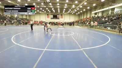 157 lbs Champ. Round 1 - Tyler Rossini, Brockport vs Matthew Trinidad, Merchant Marine