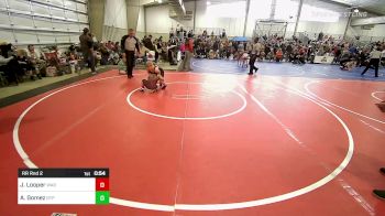 90 lbs Rr Rnd 2 - Jason Looper, Warner Eagles Youth Wrestling vs Aubrey Gomez, Tulsa Blue T Panthers