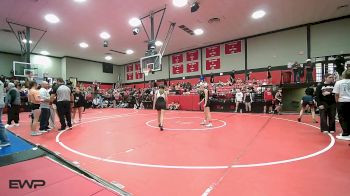 110 lbs Consi Of 8 #1 - Adalee Burkart, Coweta vs Rosalinda Padilla, McAlester