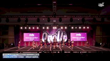 Excite Gym and Cheer - Senior Smack [2026 L3 Senior - Small - A Day 3] 2026 One Up Grand Nationals