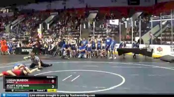 102 lbs Round 1 (4 Team) - Scott Kohlman, Dundee Black vs Logan Bundon, Monroe