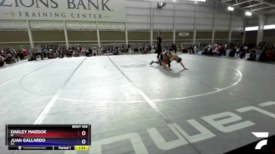 150 lbs Cons. Round 4 - Oakley Maddox, ID vs Juan Gallardo, CA